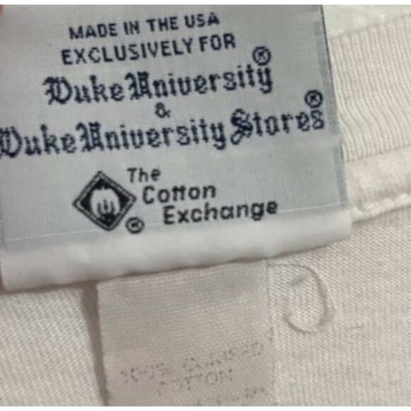 Vintage The Cotton Company Official Duke University Store Shirt RARE Men’s L - Picture 3 of 7